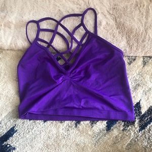 Purple Strappy Bralette
